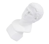 FUTUREORYY Resin Bust Sculpture Small Head Statue Classic Plaster Figurine Resin Crafts for Sketch Home Office Decor Artistic Portrait Ornament