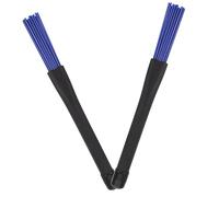 FUTUREORYY Retractable Nylon Wire Drum Brush with Durable Plastic Handle for Jazz Drum Set with Compact Design for Easy Storage and Reliable Performance