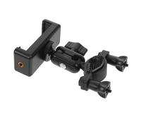 FUTUREORYY Rotatable Motorcycle Rearview Mirror Mount Abs Action Camera Clamp Bracket for Bicycle Phone Holder Compatible with Gopro and Scooters