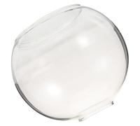 FUTUREORYY Round Glass Pendant Light Shade E27 Double Opening Lampshade 150mm Diameter 42-45mm Opening Ceiling Fixture Replacement Compatible Chandelier and Bathroom Lights