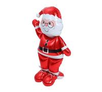 FUTUREORYY Santa Balloon Eve Merry Giant Key Decorate Xmas Inflatable Outdoor Decoration Gold Chrome Party Color Foil Prom Clause Large Hello White Dad Stop First Big Indoor Aluminum Film Red