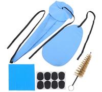 FUTUREORYY Saxophone Cleaning Kit with Brush and Cleaning Cloth Set for Wind Instruments Microfiber Sax and Clarinet Care Cloth for Woodwind Maintenance