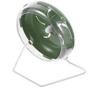 FUTUREORYY Silent Gerbil Wheel with Stand Transparent Exercise Wheel for Hamsters and Small Animals Quiet Running Toy for Enhanced Activity and Fun