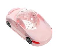FUTUREORYY Silent Pet Exercise Wheel with Crystal Ball for Hamsters Gerbils Hollow Ventilated Design for Aerobic Activity Adjustable Modes Easy to Clean Pink Small Animal Cage Accessory