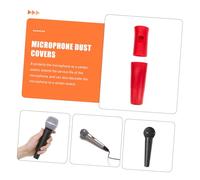 FUTUREORYY Silicone Microphone Cover Protective Sleeve Flexible Anti-rolling Shockproof Mic Case for Handheld Mics Soft Silicone Sweat-resistant Easy to Clean Suitable for Podcast and