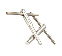 FUTUREORYY Silver Metal Trombone and Trumpet Repair Tool Precise Design for Mouthpiece Truing and Instrument Maintenance, Includes Instruction Manual for Repairing Your Musical Instrument