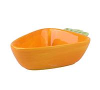 FUTUREORYY Small Ceramic Pet Feeding Bowl for Hamsters and Small Animals Cute Cartoon Design Compact and Convenient for Dry Food Treats Fresh Food and Water Easy to Clean Animal Feeding Dish