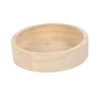 FUTUREORYY Solid Wood Food Pot Small Container Hamster Bowl Dish Storage Holder Birch Ferret Cage Feeder Oak