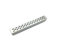 FUTUREORYY Stainless Steel Bbq Smoker Box with Even Smoke for Hot and Cold Meat Smoking Portable Grill Accessory for Pork Ribs Sausages and More Practical Outdoor Barbecue Tool