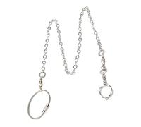 FUTUREORYY Stainless Steel Bird Foot Chain Leash for Parrots Lightweight Bite Bird Harness for Flying Training Portable Design for Cockatiels Parakeets