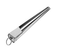 FUTUREORYY Stainless Steel Birdcage Food and Water Adding Scoop Practical Parrot Feeding Accessory for Easy Replenishment Without Opening Cage for Small Pets Like Parrots and Finches