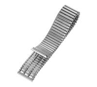 FUTUREORYY Stainless Steel Elastic Watch Band Replacement Stretch Wristband for Men with Secure Clasp Minimalist Design Compatible with Various Watches