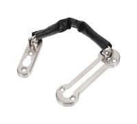 FUTUREORYY Sturdy Stainless Steel Theft Door Chain Lock Heavy Duty Household Door Latch with Advanced Polishing Easy Installation for Home and Office Security Silver Finish