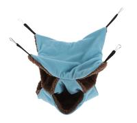 FUTUREORYY Three Layer Hamster Hammock Hanging Bed Pet Sleeping Nest Warm Cage Accessory for Hamsters Guinea Pigs and Animals