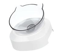 FUTUREORYY Tilted Pet Food and Water Bowl for Cats and Dogs Low Center of Gravity Stable Plastic Feeder Neck Protection Design for Comfortable Feeding Experience