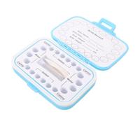 FUTUREORYY Tooth Keepsake Box Detailed Record Keeping Organizer with Specific Labeled Sections for Lost Teeth and Small Keepsakes Suitable for Home Display and Travel