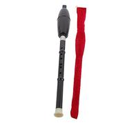 FUTUREORYY Traditional Vertical Bawu Flute in B with Red Storage Bag Lightweight Folk Instrument for Beginners and Enthusiasts Portable Chinese National Wind Instrument Easy to Hold and Play