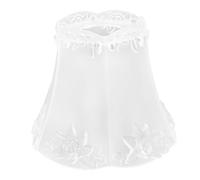 FUTUREORYY Transparent Decorative Acrylic Pendant Light Shade Protector Frosted Lotus Design Lamp Cover for Dining Floor and Ceiling Lamps and Dust-Resistant Acrylic Lampshade Accessory