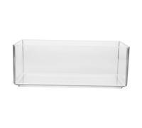FUTUREORYY Transparent Hamster Bath Basin Plastic Pet Bath Container for Dwarf Hamsters and Rodents Practical Animal Tub