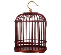 FUTUREORYY Vintage Wooden Hanging Bird Cage Small Animal Pet Carrier with Dome Top Outdoor Wooden Bird Nest and Insect Cage and Small Pets