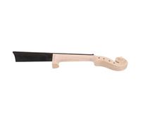 FUTUREORYY Violin Neck Head Unfinished Wooden Fingerboard Replacement 4/4 Size Musical Instrument Part Fine Craftsmanship Suitable for DIY Enthusiasts and Music Academy Teaching