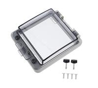 FUTUREORYY Way Circuit Breaker Distribution Box Cover for Indoor Wall Rainproof Protective Enclosure with Transparent Grey Window Stable Surface Mounted Electrical Panel Guard
