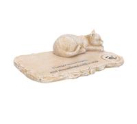 FUTUREORYY Wear-resistant Cat Memorial Pet Headstone for Garden Decoration Unique Cat Tombstone to Honor Your Beloved Pet