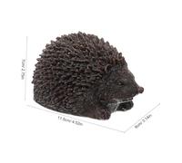 FUTUREORYY Weatherproof Hedgehog Key Hider Resin Key Holder Box Outdoor Garden Ornament Hidden Storage for Spare Creative Decorative Gift