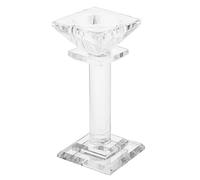 FUTUREORYY Wedding Crystal Candleholder Single Candlestick Holder European Style Candle Stand with Crystal Material and Long-term Use Design for Wedding Scene or Festival Decoration