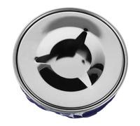 FUTUREORYY Windproof Stainless Steel Portable Ashtray with Bean Bag Base for Outdoor Use Travel Cigar Holder Suitable for Boats Cars Yachts Rvs