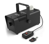 FUTUREORYY Wireless Stage Fog Machine with Remote Control Mini Rgb LED Fogger for Disco Dj Party Powerful Smoke Output with Suspension Bracket Easy Installation for Halloween Wedding Events