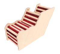 FUTUREORYY Wooden Hamster Hideaway Ladder Pet Cage for Dwarf Hamster Chinchilla Guinea Pig Decorative Hideout