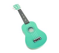 FUTUREORYY Wooden Ukulele Guitar for Educational Music Instrument Mint Color Safe and Smooth Design for Early Music Learning and Development