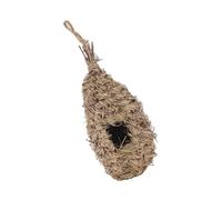 FUTUREORYY Woven Nest Hanging Bird House Oval Shaped Bird Nest Decorative Indoor Outdoor