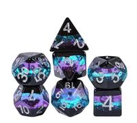 Futurepunk Sci Fi Dice Set - Sci Fi DND Dice Set - Dungeons and Dragons Dice Shadowrun Futuristic Polyhedral Dice Set - Dice for Dungeons and Dragons and Tabletop RPGs