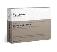 FutureYou Cambridge Advanced Multi+ - Next-Generation Daily Multivitamin with 23 Vitamins & Minerals, CoQ10, Probiotic & Antioxidants - Energy, Sleep & Wellbeing Support 56 Capsules (28-Day Supply)