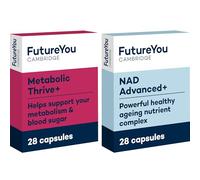 FutureYou Cambridge Metabolic Thrive & NAD+ Advanced - Supports Metabolism, Blood Sugars, Cellular Health, Focus & Wellbeing, Contains Vitamins, Minerals & Plant-Based Complex - Vegan, 28 Day Supply