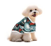 Futurism Dog T-Shirt Clothes Apparel Puppy Vest Pet and Elastic Tank Top Clothing, Dogs Cats Pullovers Cute Breathable Soft Small