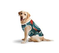 Futurism Large Dog Vest Pure Cotton Breathable | Anti-Shedding Tank Top for Golden Retriever, Labrador, Husky | Comfortable Sleeveless Shirt for Large Breed Dogs, Outdoor Walking Xx-Large