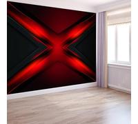 Futurism Wallpaper Mural Geometric Diagonal Stripes Wall Mural, 400 x 280 cm Tapestry for Home Office Dorm Indoor and Outdoor Decoration