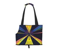 Futurist Painting Pet Tote Bag Foldable Handbag Carrier for Small Dogs Cats Puppy Portable Travel Shoulder