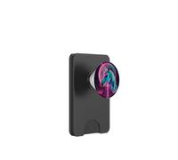 Futuristic 80s Art Unicorn Digital Art Horse PopSockets PopWallet for MagSafe