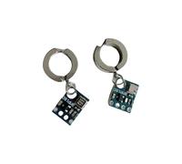 Futuristic Alien Circuit Earrings Punk Charm Earrings Suitable For Youthful Trendsetters And Science Fiction Fan Punk