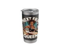 Futuristic Black Queen Warrior Fighter Anime Black Sci-Fi Stainless Steel Insulated Tumbler