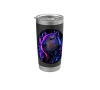 Futuristic Cyber Capybara Sci Fi Meme Stainless Steel Insulated Tumbler