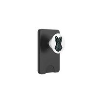 Futuristic Cybernetic Sci-Fi Heroine Black Armor Costume PopSockets PopWallet for MagSafe