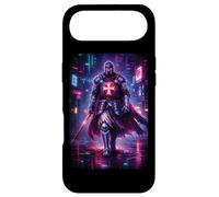 Futuristic Cyberpunk Templar Knight In Vibrant City Case for iPhone Air