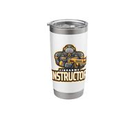 Futuristic Daring Firearms Instructor Stainless Steel Insulated Tumbler