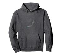 Futuristic Growth Chart: 2036 Eco-Friendly Progress Pullover Hoodie, Adult Unisex, Dark Heather Grey, X-Large