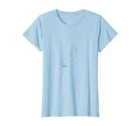 Futuristic Growth Chart: 2036 Eco-Friendly Progress T-Shirt, Women, Baby Blue, L